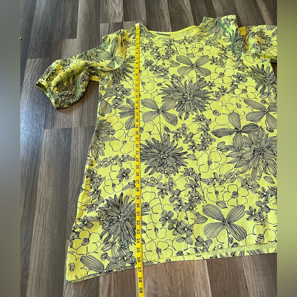 Bryn Walker 100% Linen Carina Floral Print Dress SZ L - Picture 9 of 13